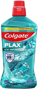 Enxaguante Bucal Colgate Plax Ice Infinity 1L Sem Álcool