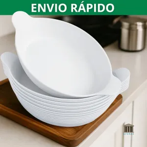 Kit 10 Petisqueira Barquinha Canoa Petiscos Churrasco Festa Frios Para Servir Amendoim Caldo Branca | Shopee Brasil