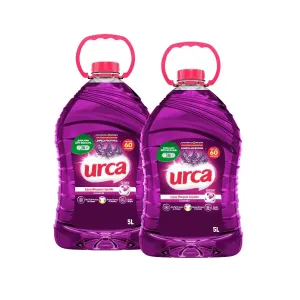 Kit 2 Lava Roupas Líquido Urca Lavanda 5L Limpeza Completa