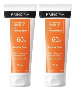 Kit 2 Protetor Solar Corporal Principia PS-03 FPS60