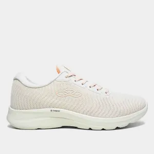 Tênis Olympikus Atmos Feminino - Branco+Laranja