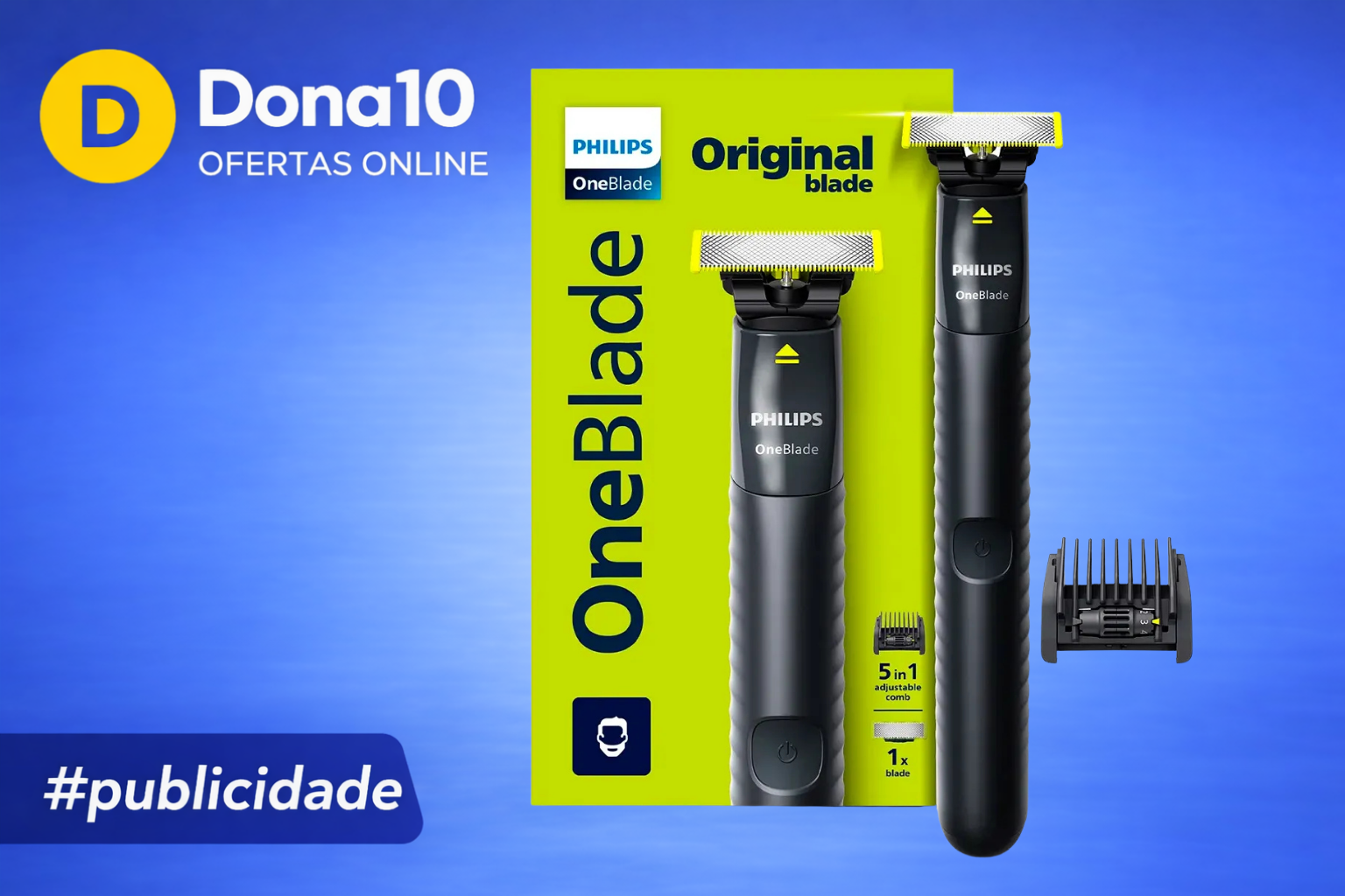 Aparador E Raspador Philips Oneblade Qp1425/10