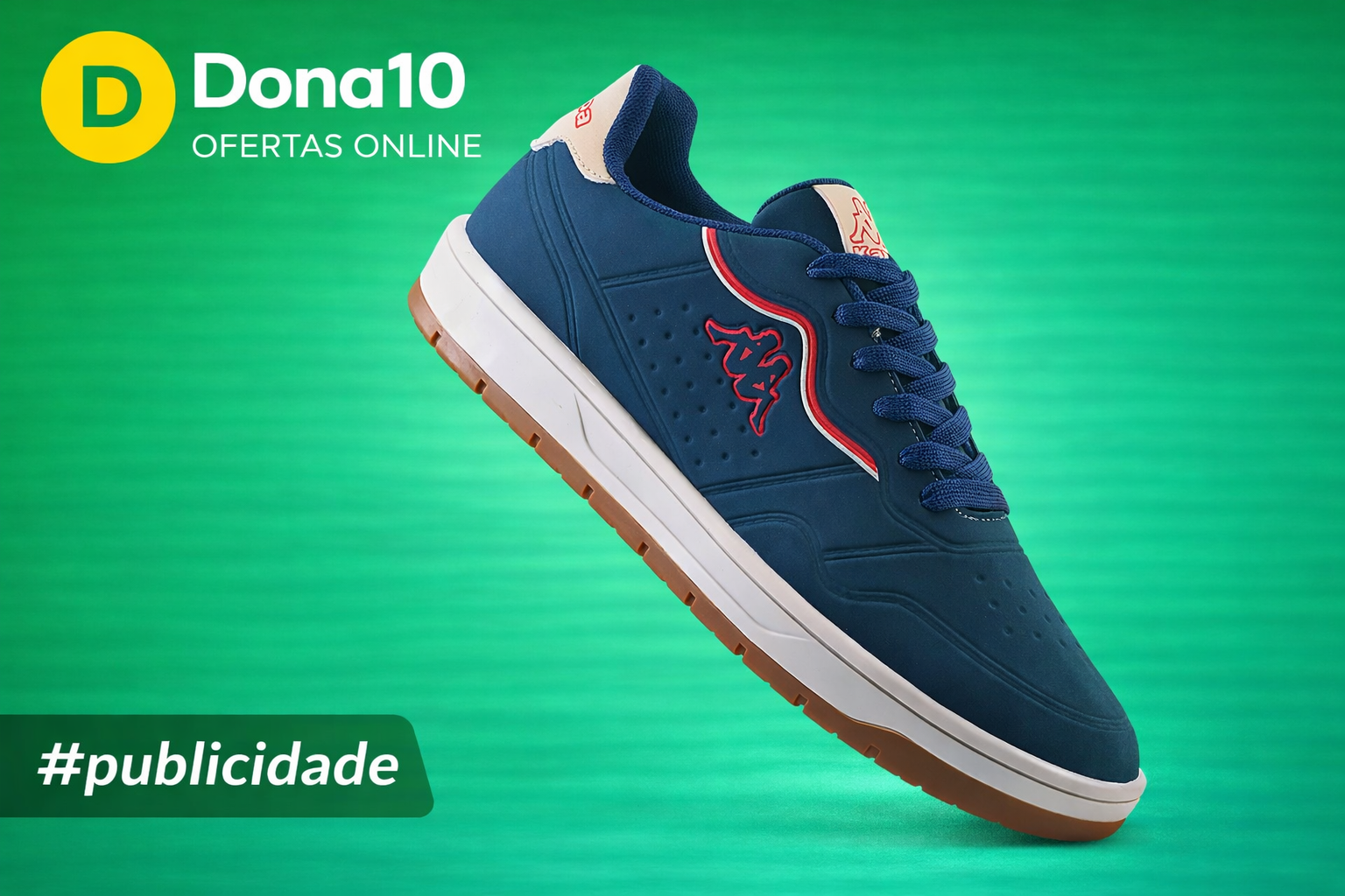 Tênis Casual Kappa Zenit Masculino Unissex Conforto