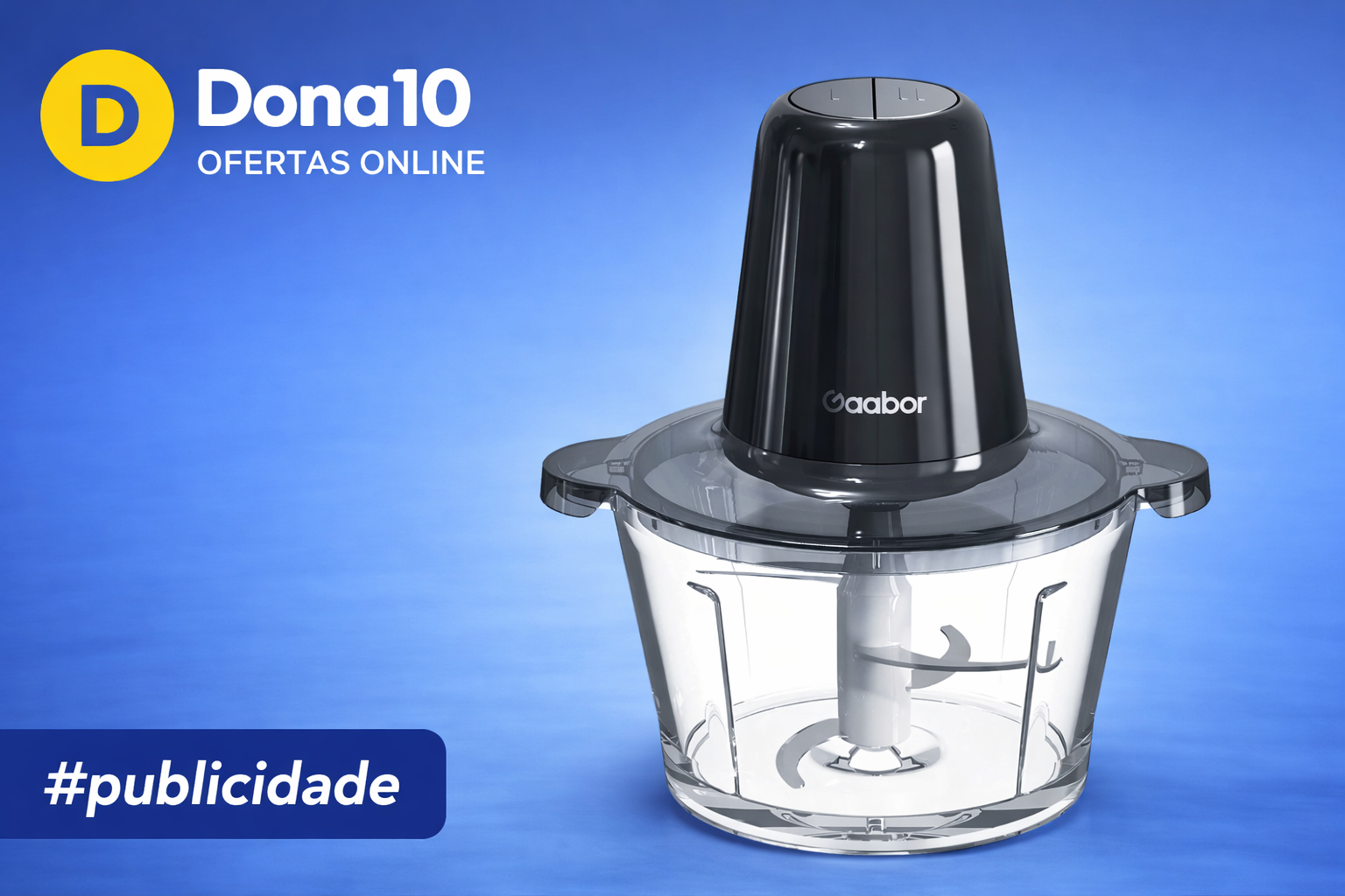 Gaabor Processador Multislice Capacidade 2L Recipiente de Vidro 4 Lâminas 300W MG-15M02A | Shopee Brasil