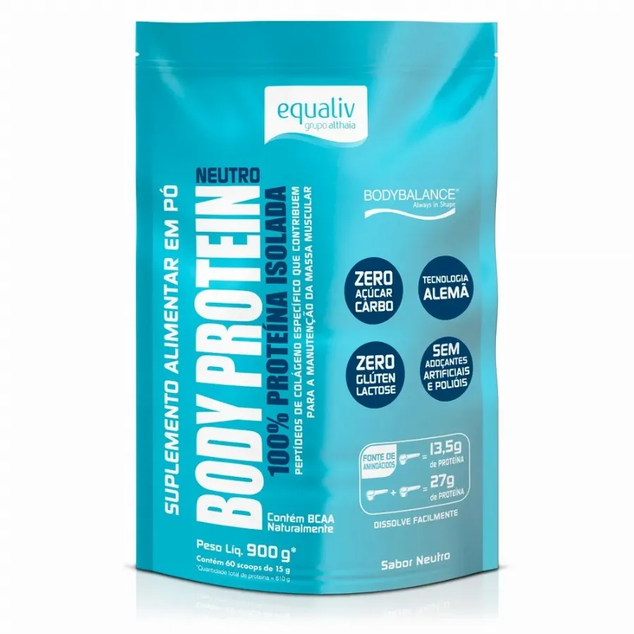 Body Protein Equaliv Neutro 900g Proteína de Colágeno Hidrolisado com BODYBALANCE