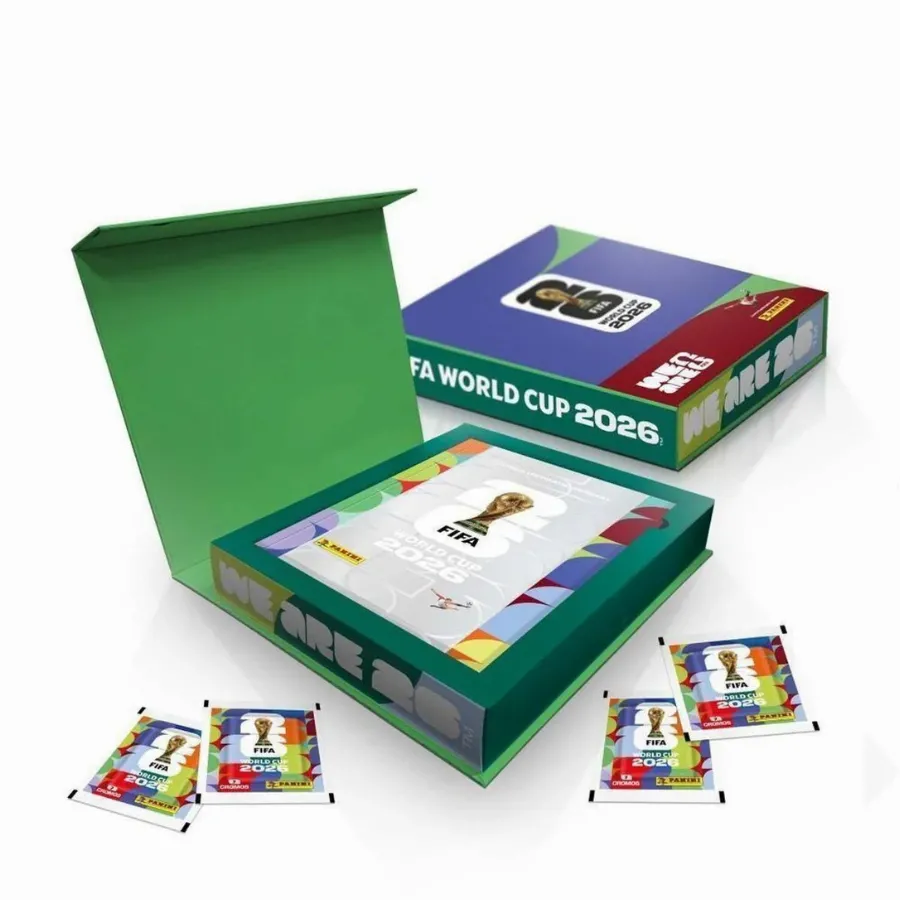 Box Premium Álbum Copa do Mundo 2026 Panini com 50 Envelopes