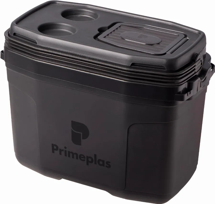 Caixa Térmica Média 20 Litros Compact 360 Primeplas 26 Latas Cor Preto