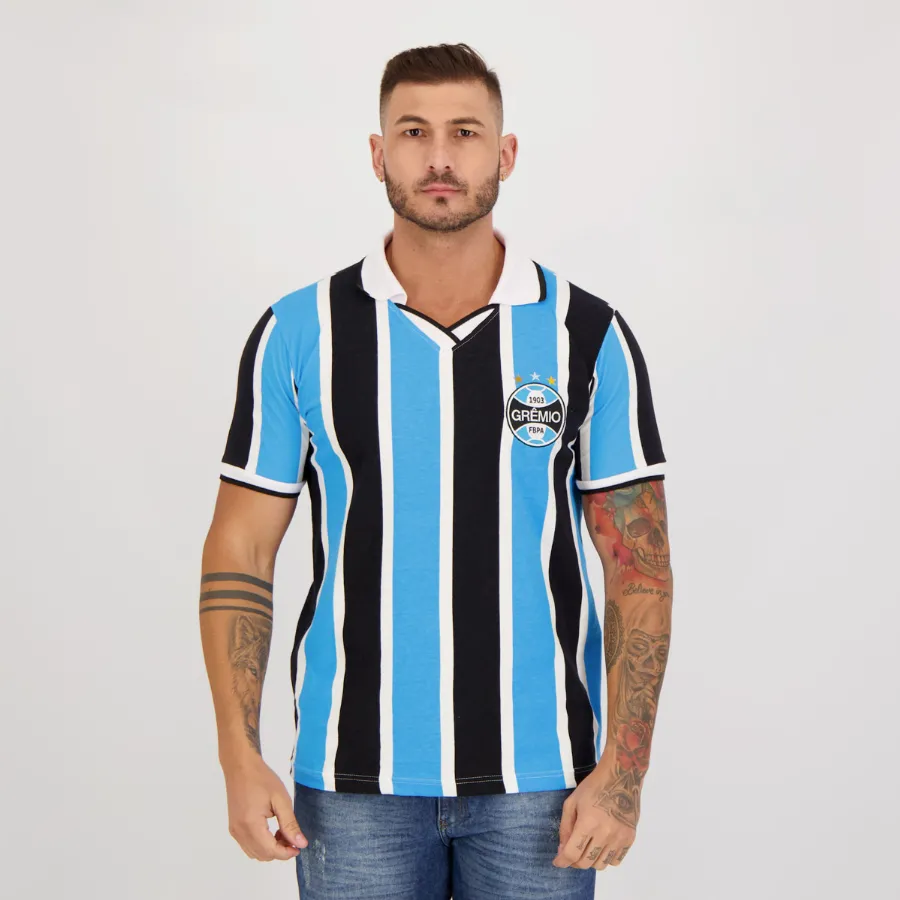 Camisa Grêmio Retrô 1999 - FutFanatics