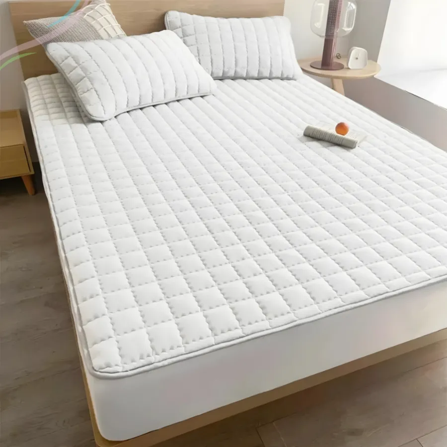 Capa Protetora Impermeável De Colchão Casal Queen Solteiro King Matelado Com Elástico Confortável | Shopee Brasil