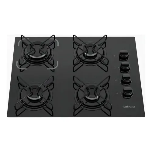 Cooktop Itatiaia Essencial 4 Bocas Preto – Bivolt 127V/220V com Acendimento Automático | Shopee Brasil