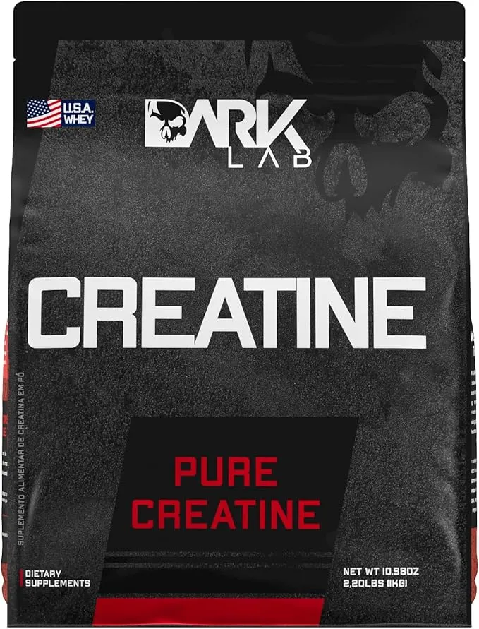 Creatina Dark Lab 1kg Monohidratada 100% Pura Sem Sabor