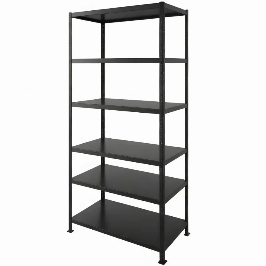 Estante Aço Dupla Gobi 6 Bandeja 90cm Preto | Shopee Brasil