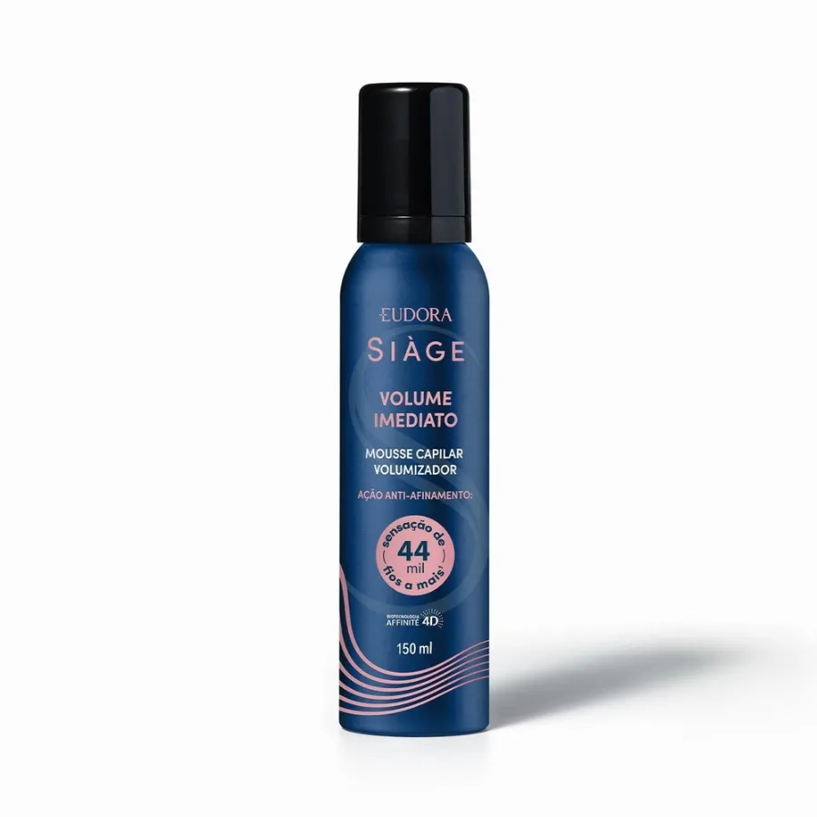 Eudora Siàge Mousse Volumizador Volume Imediato 150ml | Shopee Brasil
