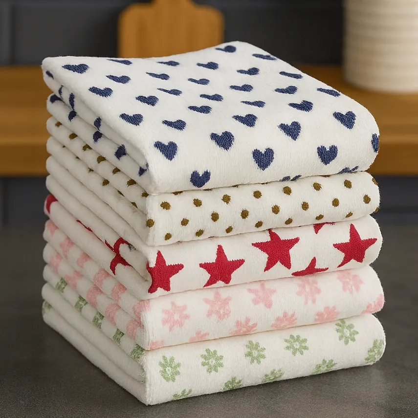 Kit 10 Panos de Copa de Microfibra 35x55 toalha de Prato Linda | Shopee Brasil