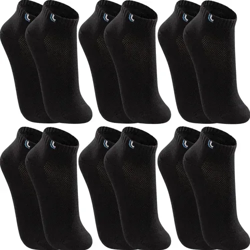 Kit 6 Pares Meias Lupo Cano Curto Academia Algodão