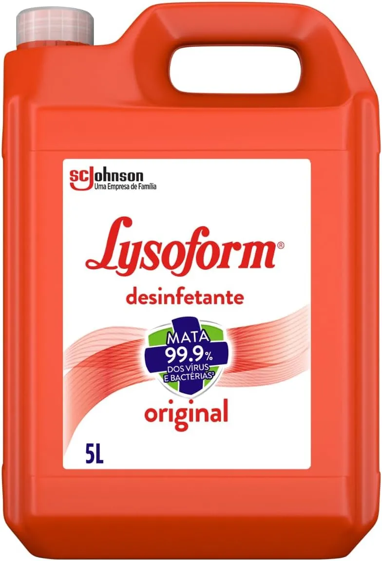 Lysoform Original, Desinfetante Líquido, Limpeza Casa, 5L