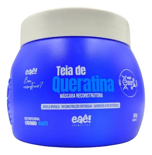Máscara Teia De Queratina 500g - Eaê! Cosméticos