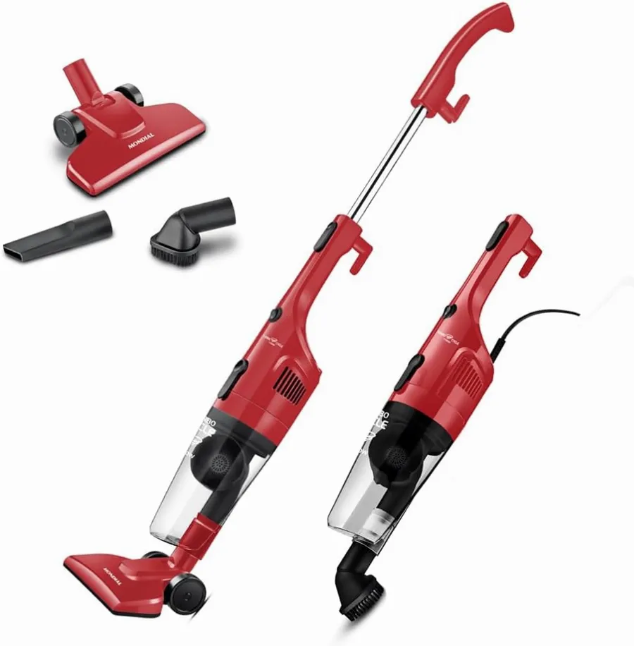 MONDIAL Aspirador de Pó Turbo Cycle, Vermelho/Preto, 1100W, 110V - AP-36