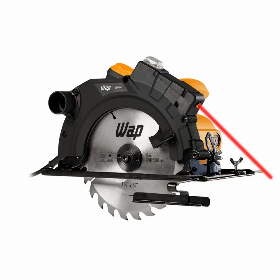 Serra Circular 7.1/4" 1500W WAP ESC1500 | Shopee Brasil