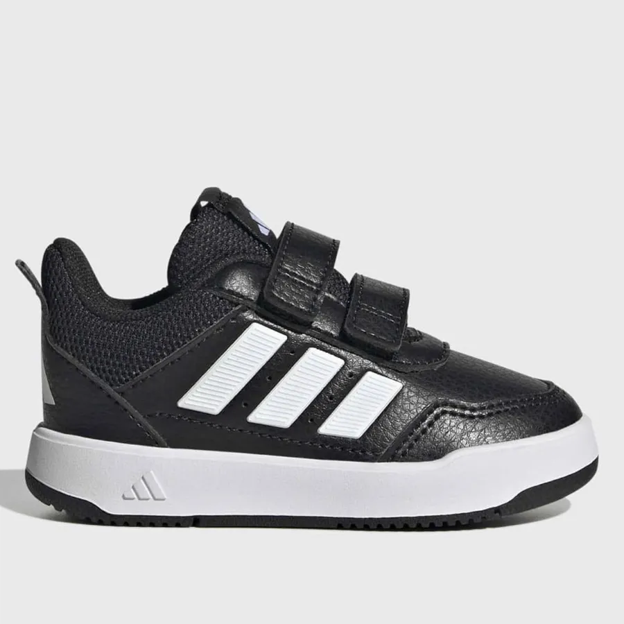 Tênis Infantil Adidas Tensaur Sport Preto Branco Escolar