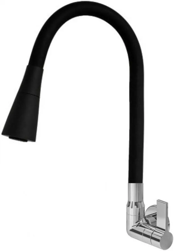 Torneira Cozinha Parede Gourmet Flexível 1/4 De Volta Com Chuveirinho -C70