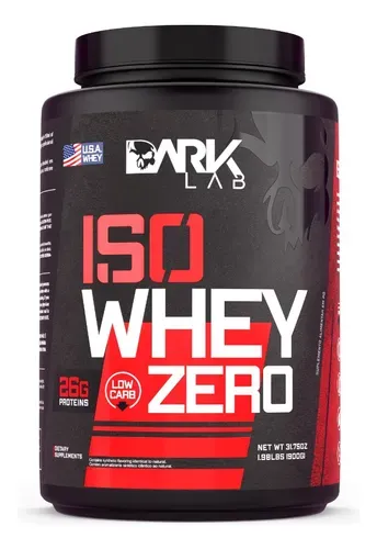 Whey Isolado Zero 900g Dark Lab - Whey Protein Zero Carb Sabor Chocolate (LOW CARB)
