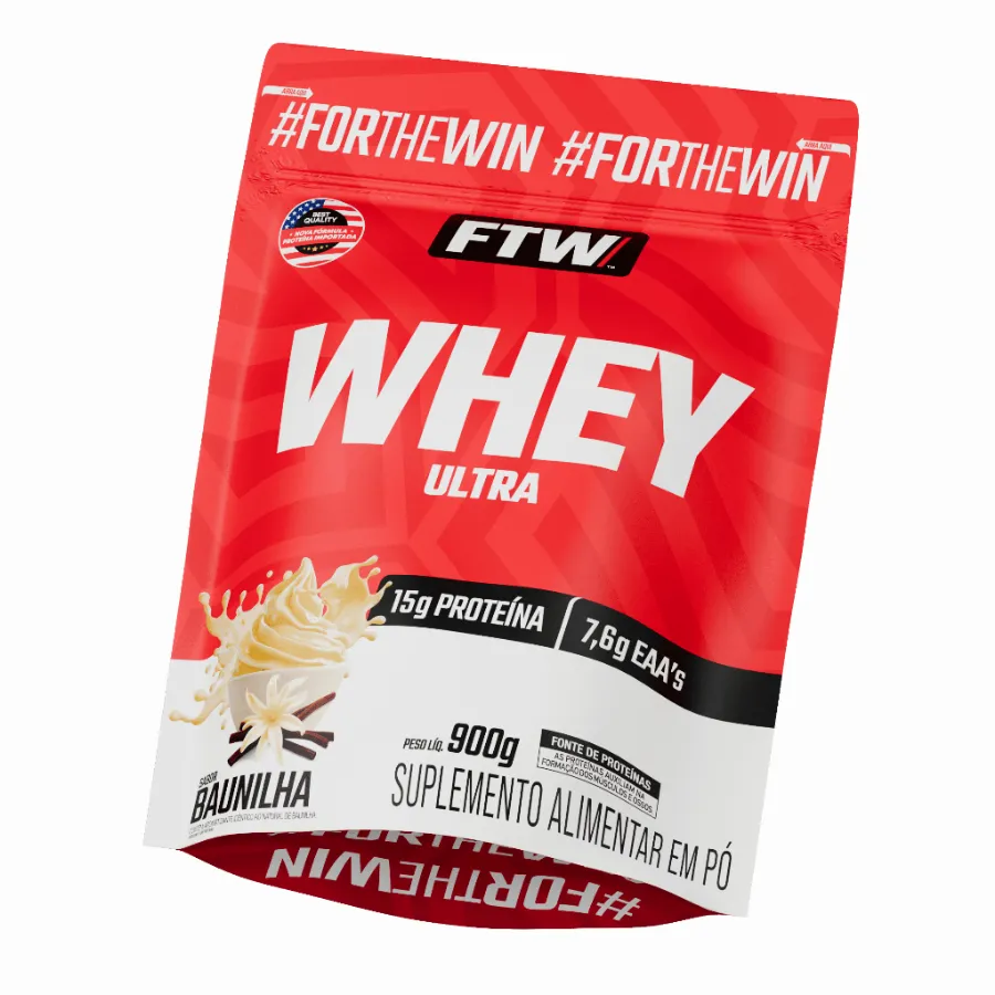 Whey Ultra Protein Refil 900g 15g Proteína por Dose - FTW | Shopee Brasil